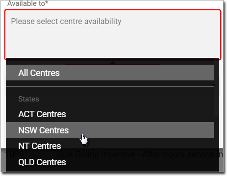 Centres